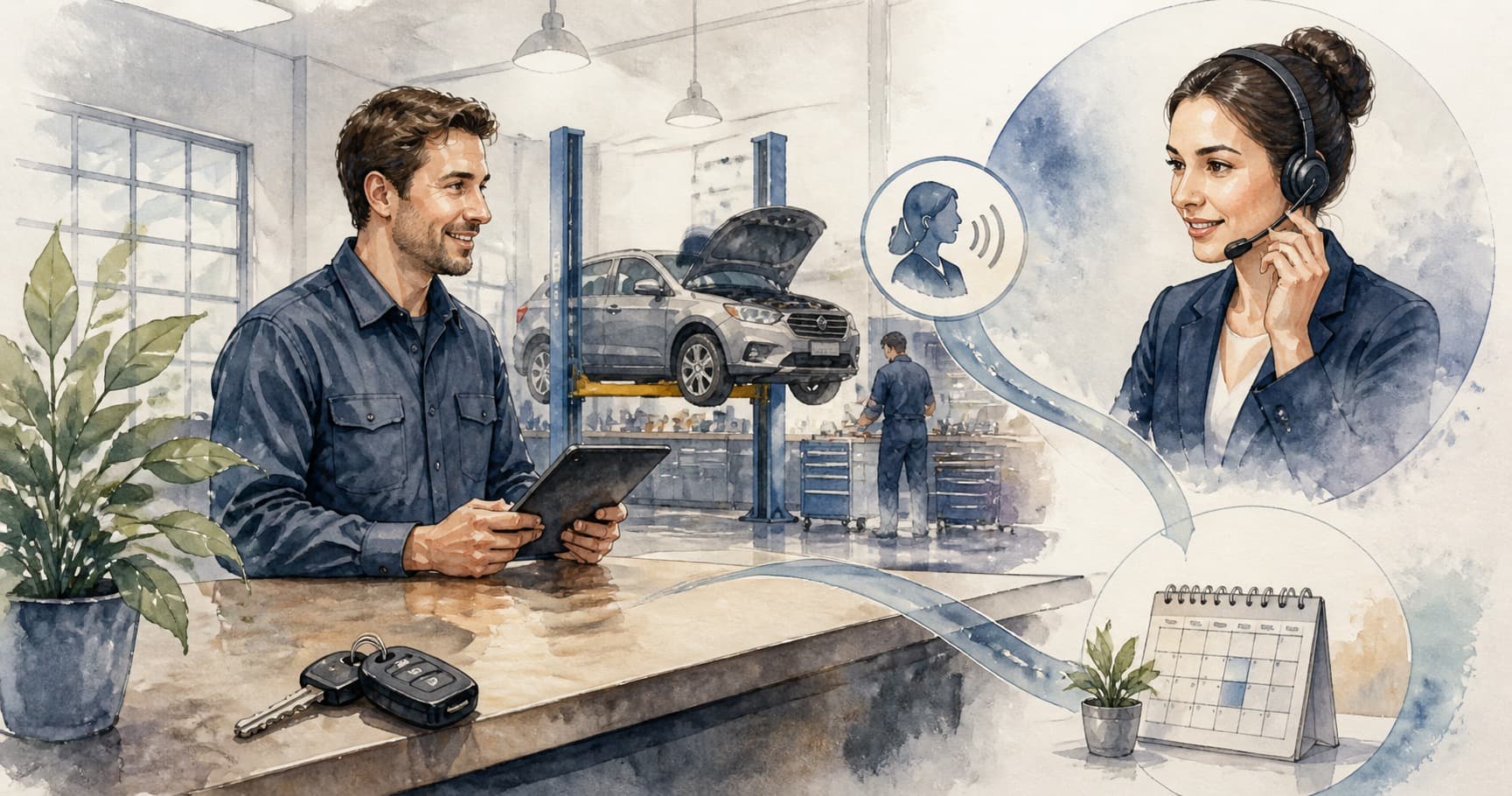AI Receptionist for Auto Repair Shops