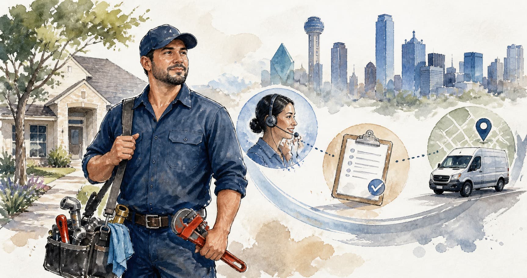 AI Receptionist for Plumbers in Dallas