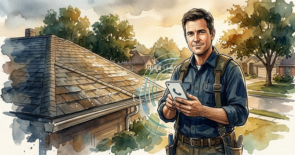 Roofing Answering Service: AI Call Coverage for Roofers