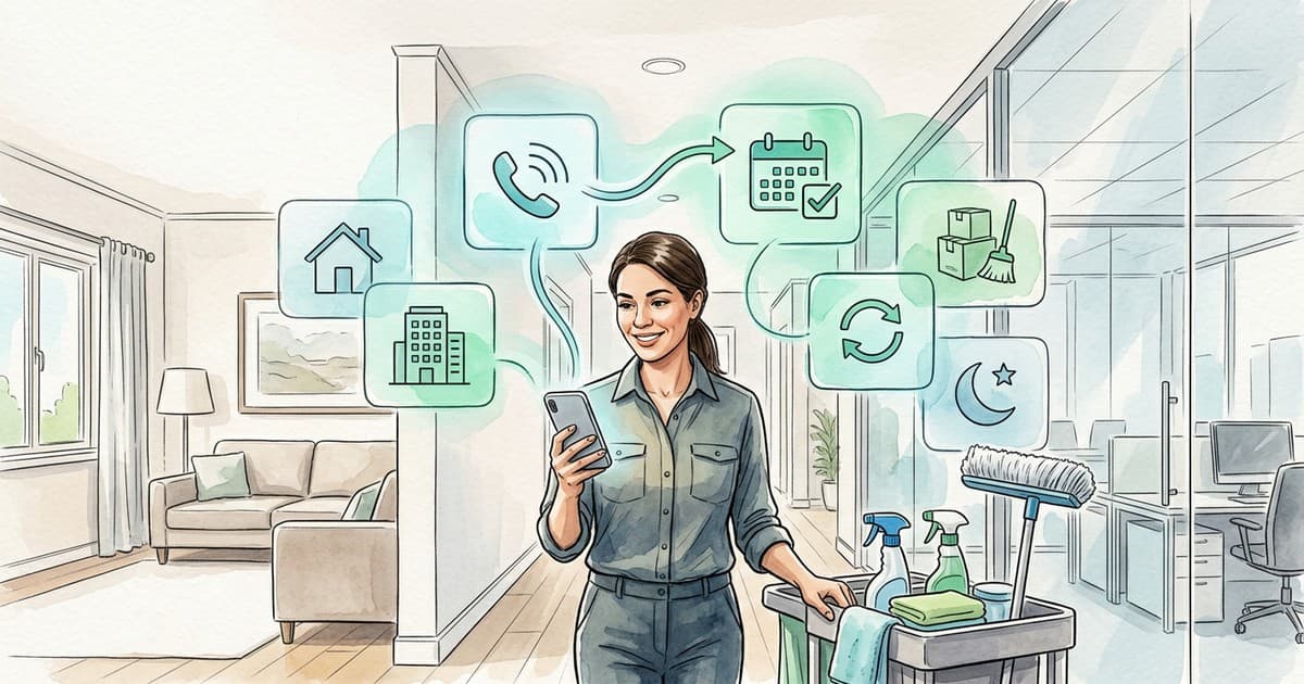 AI Answering Service for Cleaning Companies