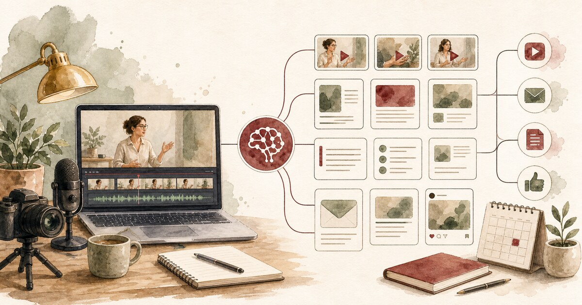 Content Repurposing Automation: Turn One Video Into a Month of Assets