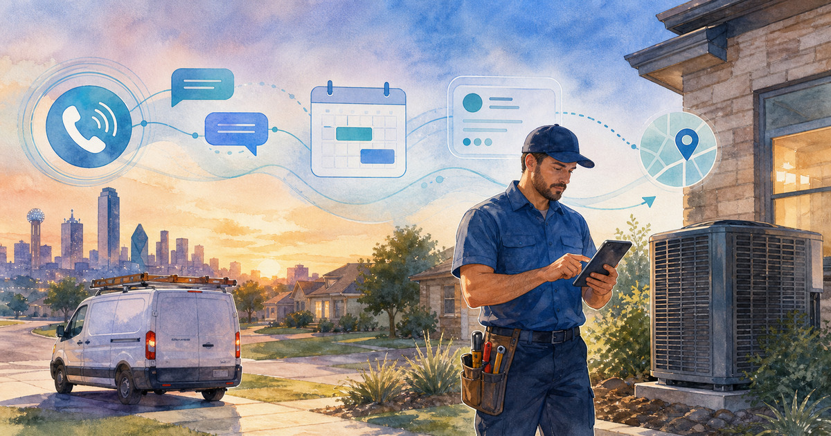 HVAC Missed Call Automation: AI Workflow Case Study