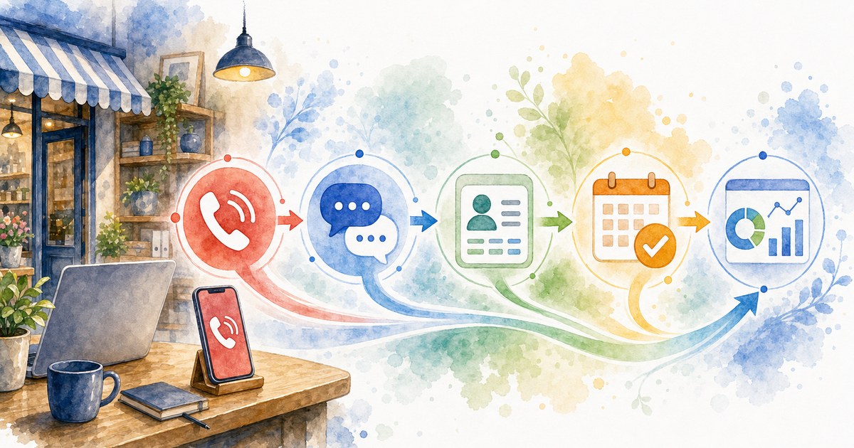 Missed Call Text Back Automation: CRM + SMS Workflow